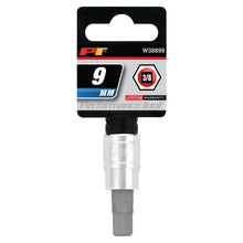 Performance Tool 9mm Metric Hex Bit Socket Set 3/8" Drive