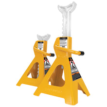 Performance Tool Ratchet Style 2-Ton Jack Stands - Yellow (Pair)