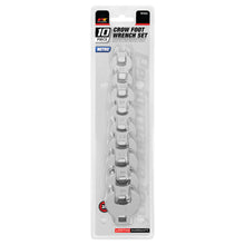 Performance Tool Metric Crowfoot Wrench Set (10 Piece)