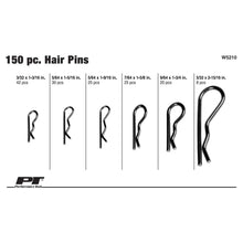 Performance Tool Hair Pin Clips Assortment (150 Piece)