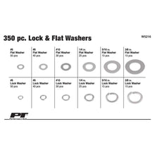 Performance Tool SAE Lock & Flat Washer Assortment (350 Piece)