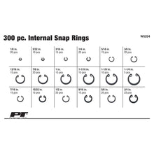 Performance Tool SAE Internal Snap Ring Assortment Set (300 Piece)