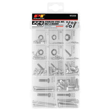 Performance Tool SAE Stainless Steel Nuts & Bolts Assortment (224 Piece)