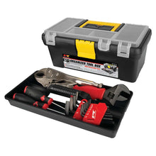 Performance Heavy Duty 12-1/2" Plastic Tool Box/Organizer (Black)