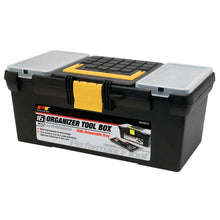 Performance Tools Heavy Duty 16" Plastic Tool Box/Organizer (Black)