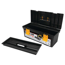 Performance Tools Heavy Duty 18" Plastic Tool Box (Black)