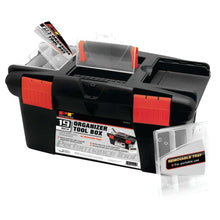 Performance Tools Heavy Duty 19" Plastic Tool Box (Black)