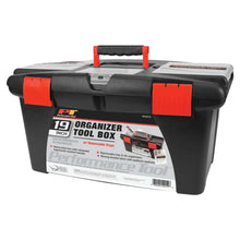 Performance Tools Heavy Duty 19" Plastic Tool Box (Black)