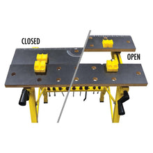 Performance Tools Portable Adjustable Multi-Purpose Workbench (Hi-Vis Yellow)