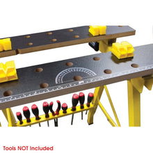 Performance Tools Portable Adjustable Multi-Purpose Workbench (Hi-Vis Yellow)