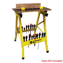 Performance Tools Portable Adjustable Multi-Purpose Workbench (Hi-Vis Yellow)