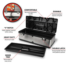 Performance Tools Heavy Duty 26" Steel Tool Box