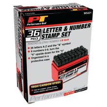 Performance Tool 1/8" Steel Letter/Number Stamp Set (36 Piece)