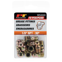 Performance Tool 1/8" NPT 90 Degree Grease Fitting (10 Pack)