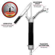Performance Tool Hydraulic Lever Style Professional Barrel Pump