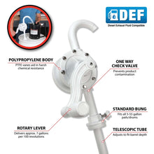 Performance Tool DEF Rotary Barrel Pump