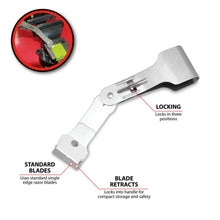 Performance Tool 3-Position Folding Utility Knife with Retractable Blade