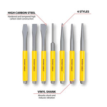 Performance Tool Chisel and Punch Set (7 Piece)