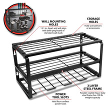 Performance Tool 16" Power Tool Storage Rack