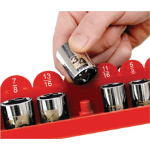 Performance Tool 1/4" Drive Socket Tray Holder - Holds 22 Sockets