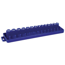 Performance Tool 1/4" Drive Metric Socket Tray Holder - Holds 28 Sockets