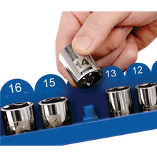 Performance Tool 3/8" Drive Metric Socket Tray Holder - Holds 30 Sockets