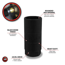 Performance Tool 3/8" Drive Oil Pressure Switch Socket