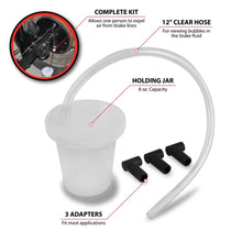 Performance Tool Brake Bleeder Kit with 3 Adapters