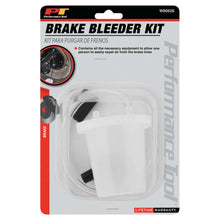 Performance Tool Brake Bleeder Kit with 3 Adapters