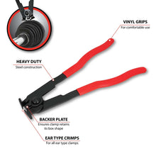 Performance Tool Ear Type CV Joint Boot Clamp Pliers