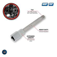 Performance Tool 1/2" Drive 10mm VW/Audi Head Bolt Bit Socket