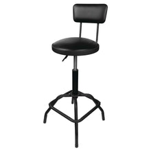 Performance Tool Adjustable Pneumatic Stool with Removable Backrest