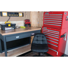 Performance Tool Adjustable High Back Pneumatic Shop Stool
