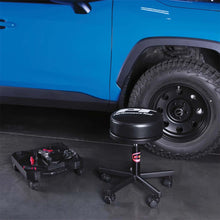 Performance Tool Extra-Thick Big Top Adjustable Pneumatic Rolling Shop Stool
