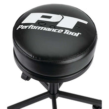 Performance Tool Extra-Thick Big Top Adjustable Pneumatic Rolling Shop Stool