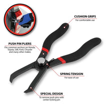 Performance Tool Angled Push Pin Pliers