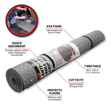 Performance Tool Anti-Fatigue Grip Mat Roll Large Gray (30 sq. ft.)