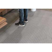 Performance Tool Anti-Fatigue Grip Mat Roll Large Gray (30 sq. ft.)
