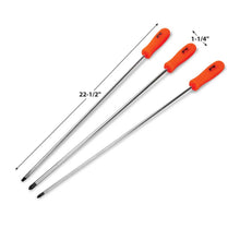 Performance Tool Long Shaft Screwdriver Set (3 Piece)
