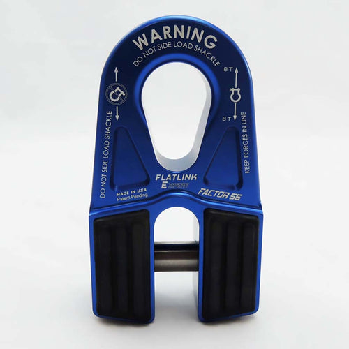 Factor 55 FlatLink E (Expert) Shackle Mount Assembly in Blue