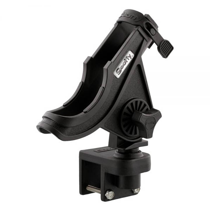 Scotty Baitcaster/Spinning Rod Holder with 1- 1/4” Square Rail Mount