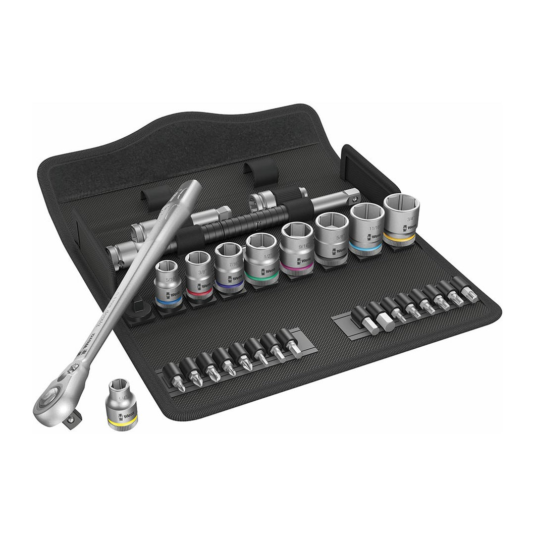 Wera SAE 3/8” Drive Switch Ratchet Set (29-Piece Set)