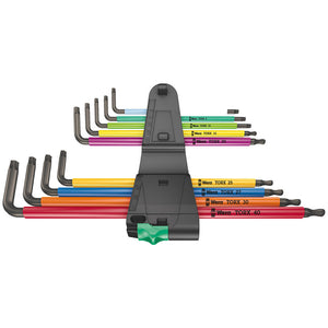 Wera Multicolor Metric L-Key Set with Holding Function Multi
