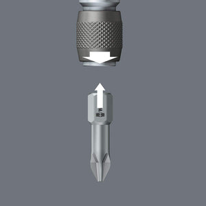 Wera Female Square 784 A Quick-Release Chuck Adaptor 1/4" x 1/4" Drive
