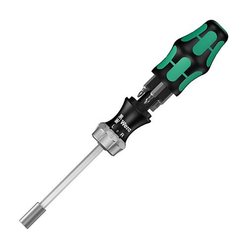 Wera Kraftform Kompakt 27 RA Slotted Ratcheting Screwdriver 1/4 Head