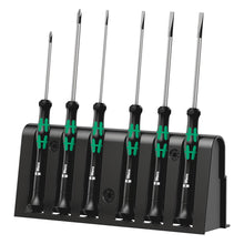 Wera 2035/6 Kraftform MicroSlotted Phillips Screwdriver Set and Rack 6 pc