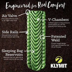 Klymit Static V Sleeping Pad - Green