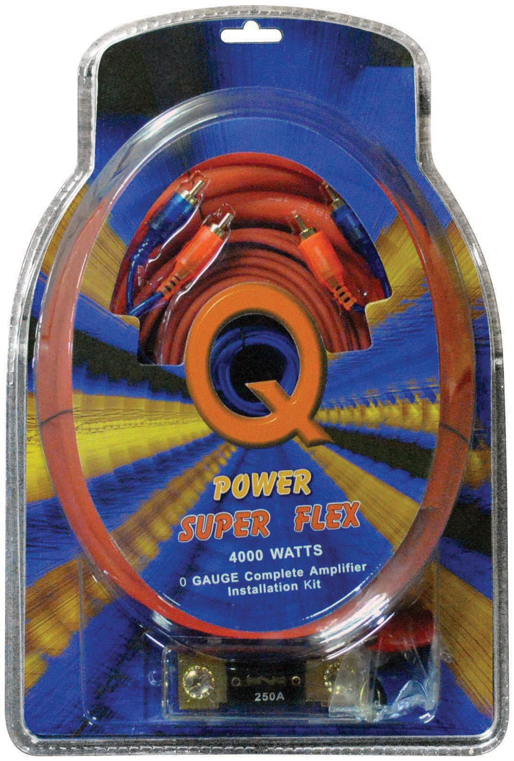 Qpower 0 Gauge Amp Kit Super Flex