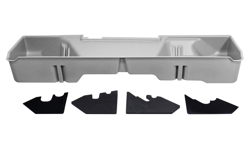 DU-HA Underseat Storage Gun Case 07-13 GMC & Chevy Light Gray
