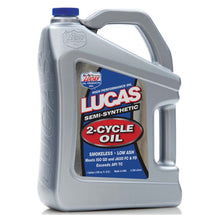 (4 Pack) Lucas Oil Semi-Synthetic 2-Cycle Oil 1 Gallon